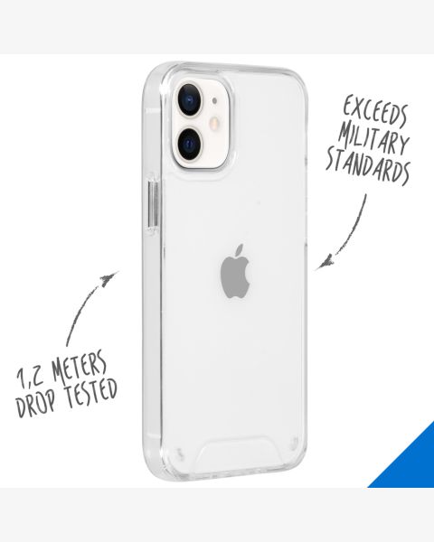 Accezz Xtreme Impact Backcover iPhone 12 Mini - Transparant / Transparent