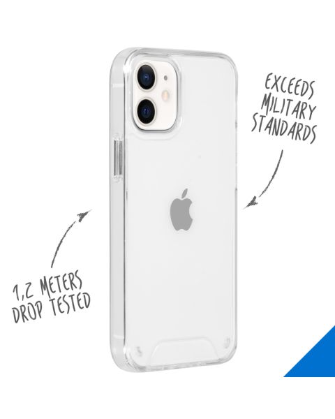 Accezz Xtreme Impact Backcover iPhone 12 Mini - Transparant / Transparent