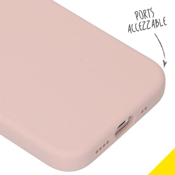 Liquid Silikoncase für das iPhone 12 Mini - Rosa