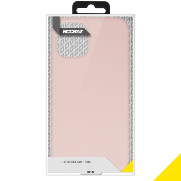 Liquid Silikoncase für das iPhone 12 Mini - Rosa
