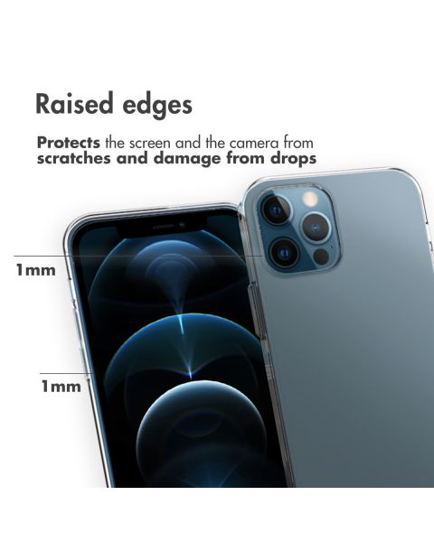Clear Backcover iPhone 12 (Pro) - Transparent