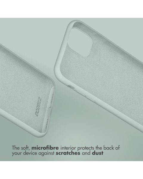 Liquid Silikoncase für das iPhone 12 (Pro) - Sky Blue