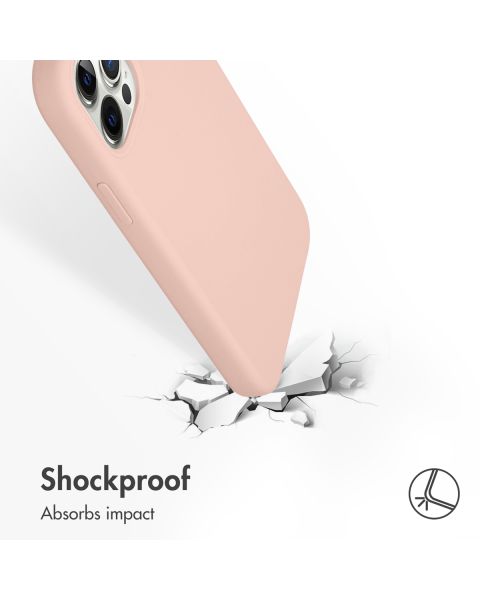 Liquid Silikoncase für das iPhone 12 (Pro) - Rosa