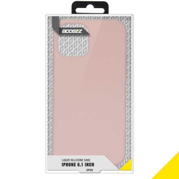 Liquid Silikoncase für das iPhone 12 (Pro) - Rosa