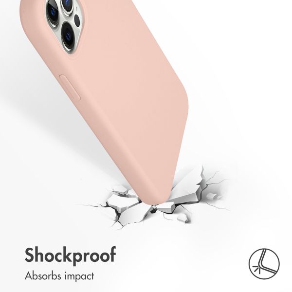 Liquid Silikoncase für das iPhone 12 (Pro) - Rosa