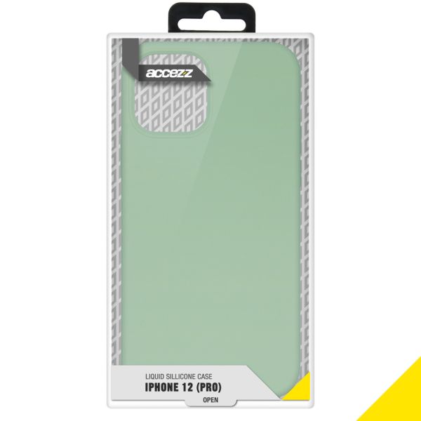 Liquid Silikoncase für das iPhone 12 (Pro) - Grün