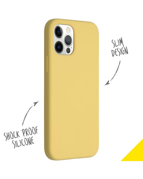 Liquid Silikoncase für das iPhone 12 (Pro) - Stone