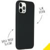 Liquid Silikoncase für das iPhone 12 Pro Max - Schwarz