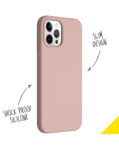 Liquid Silikoncase für das iPhone 12 Pro Max - Rosa