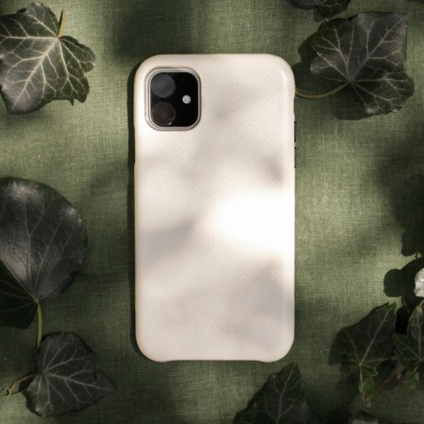 Gaia Slang Backcover iPhone Xr - Wit - Wit / White