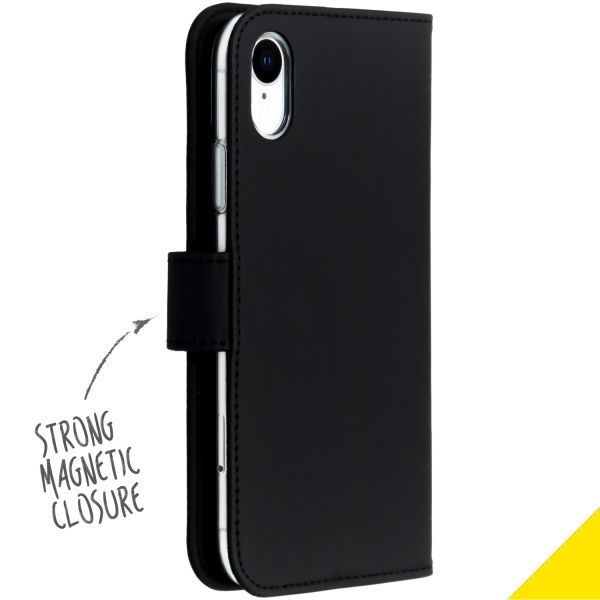 Wallet TPU Klapphülle Schwarz für das iPhone Xr