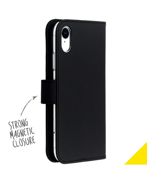 Wallet TPU Klapphülle Schwarz für das iPhone Xr