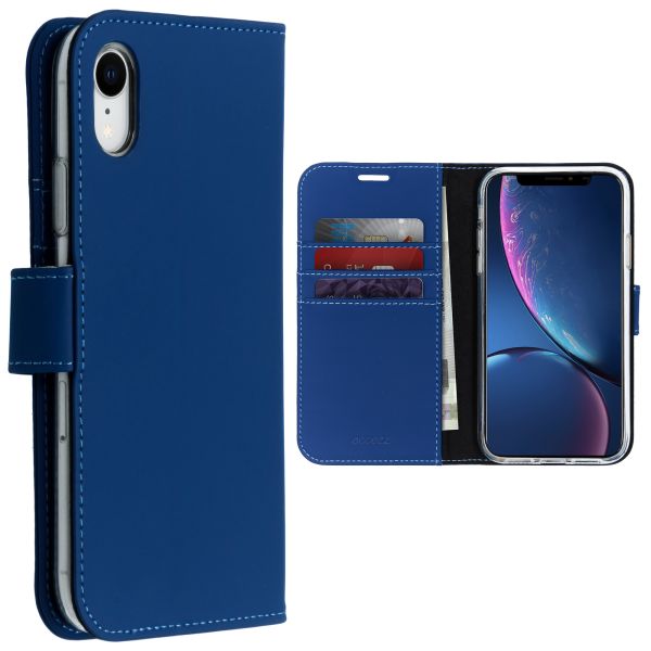 Wallet TPU Klapphülle Blau für das iPhone Xr