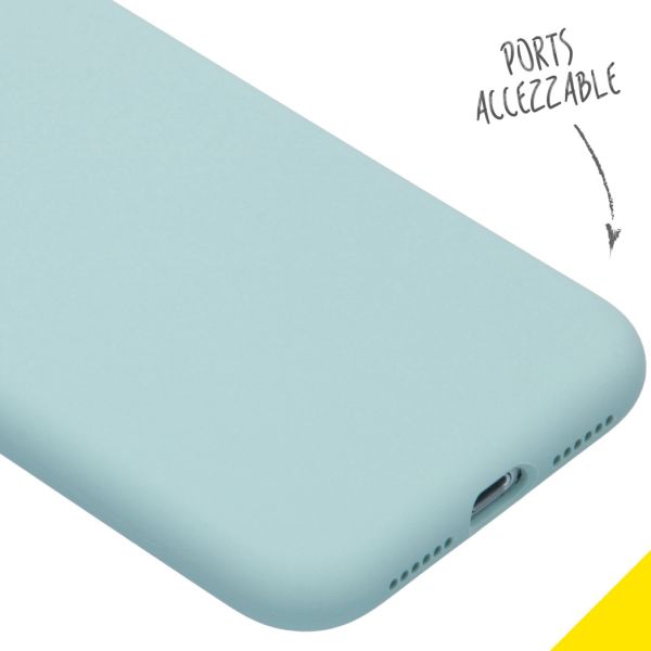 Liquid Silikoncase für das iPhone Xr - Hellblau