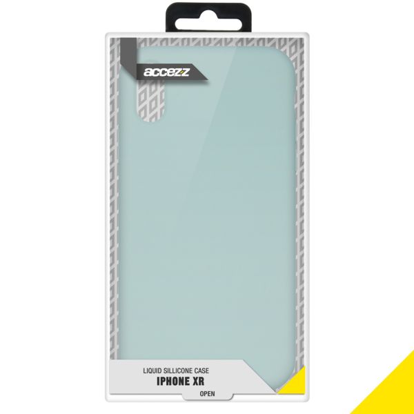 Liquid Silikoncase für das iPhone Xr - Hellblau