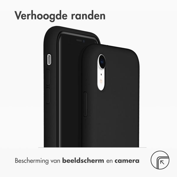 Liquid Silikoncase Schwarz für das iPhone Xr