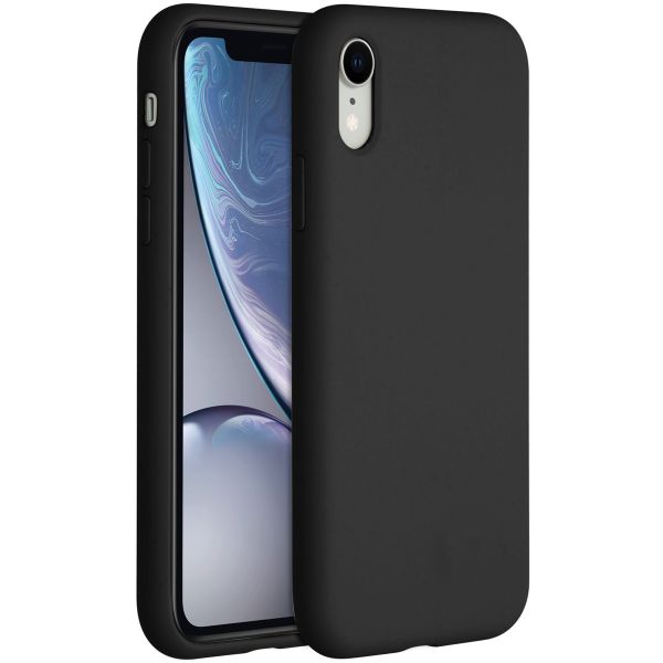 Liquid Silikoncase Schwarz für das iPhone Xr