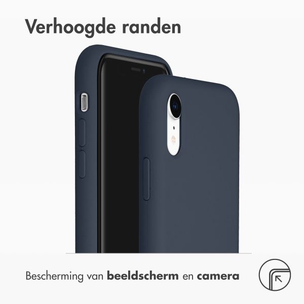 Liquid Silikoncase Blau für das iPhone Xr