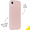 Liquid Silikoncase Rosa für das iPhone Xr