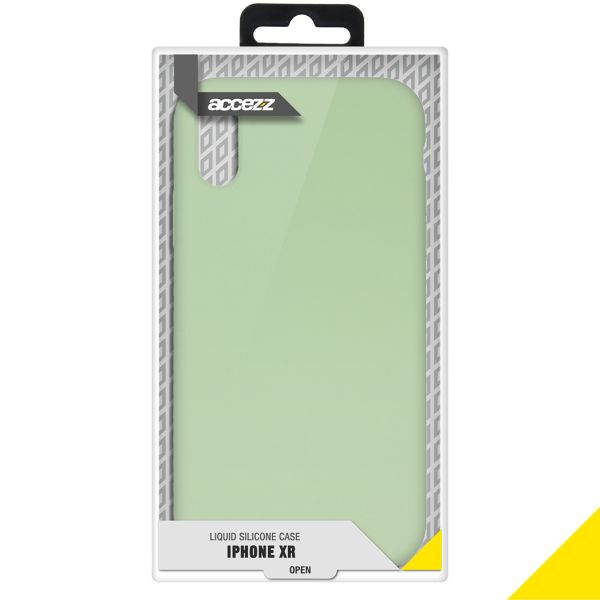 Liquid Silikoncase Grün für das iPhone Xr