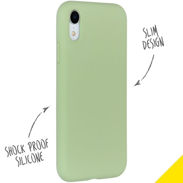 Liquid Silikoncase Grün für das iPhone Xr