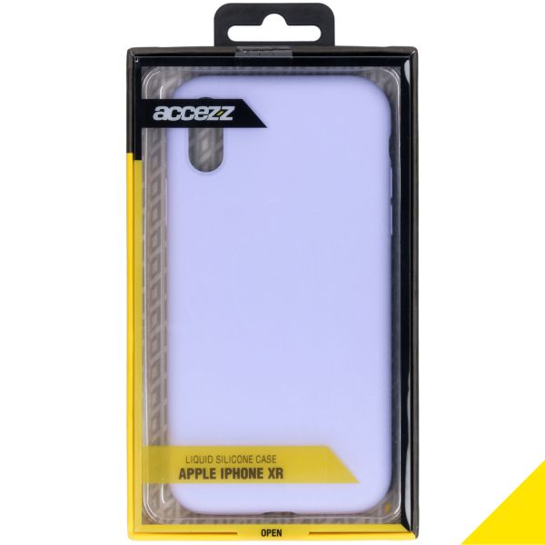 Liquid Silikoncase Lila für das iPhone Xr