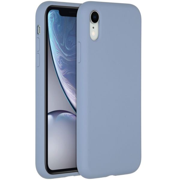 Liquid Silikoncase für das iPhone Xr - Lavender Gray
