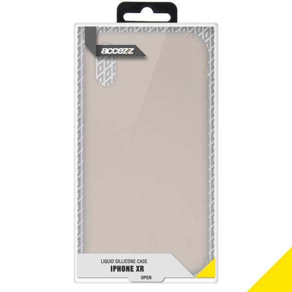 Liquid Silikoncase für das iPhone Xr - Stone