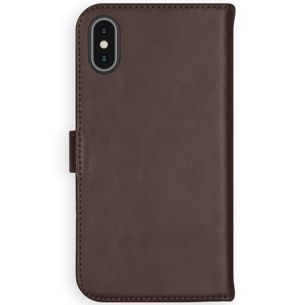 Echtleder Klapphülle Braun für das iPhone Xs