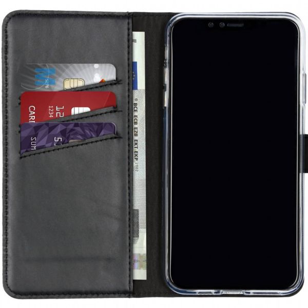 Echtleder Klapphülle Schwarz für das iPhone Xs Max