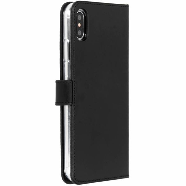 Echtleder Klapphülle Schwarz für das iPhone Xs Max