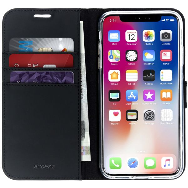 Wallet TPU Klapphülle Schwarz für das iPhone Xs Max