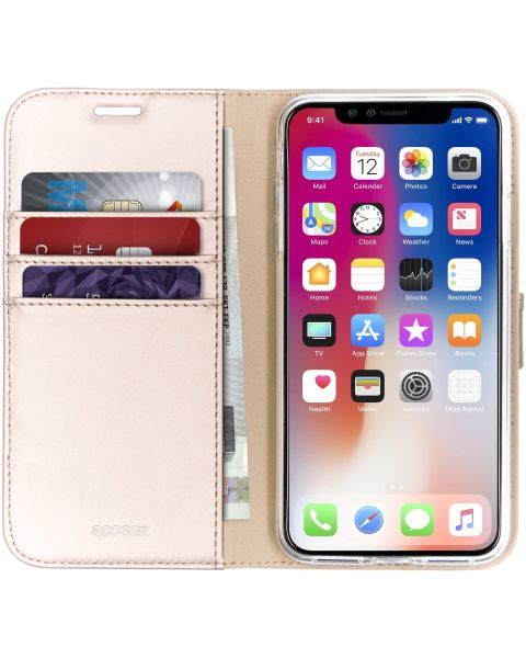Wallet TPU Klapphülle Gold für das iPhone Xs Max