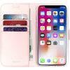 Wallet TPU Klapphülle Roségold für das iPhone Xs Max