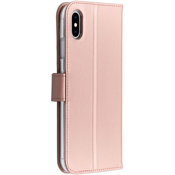 Wallet TPU Klapphülle Roségold für das iPhone Xs Max