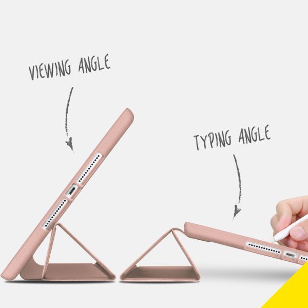 Smart Silicone Klapphülle Roségold für das iPad 10.2 (2019 / 2020 / 2021)
