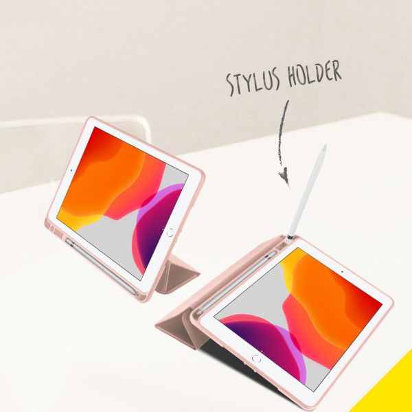 Smart Silicone Klapphülle Roségold für das iPad 10.2 (2019 / 2020 / 2021)