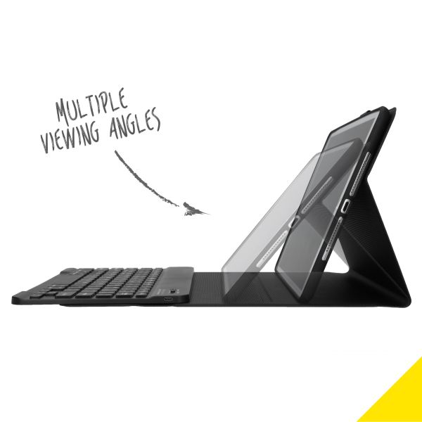 Accezz QWERTY Bluetooth Keyboard Bookcase iPad 10.2 (2019 / 2020 / 2021)