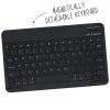 QWERTZ Bluetooth Keyboard Klapphülle für das iPad 10.2 (2019 / 2020 / 2021) - Schwarz