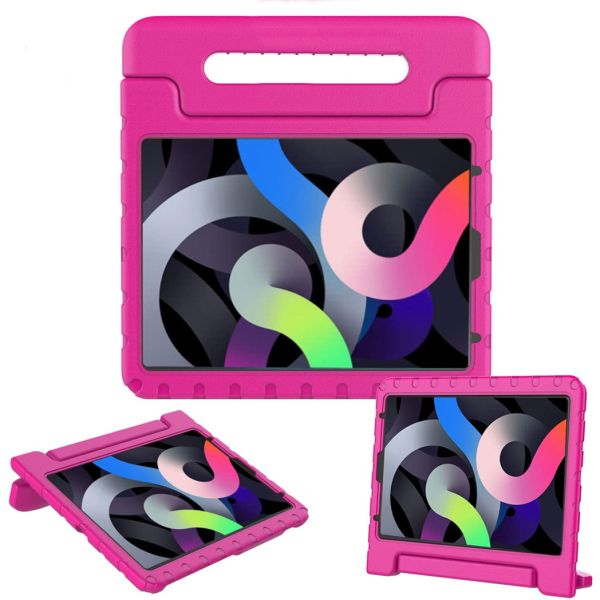 Kidsproof Backcover met handvat iPad Air (2020) - Roze - Roze / Pink