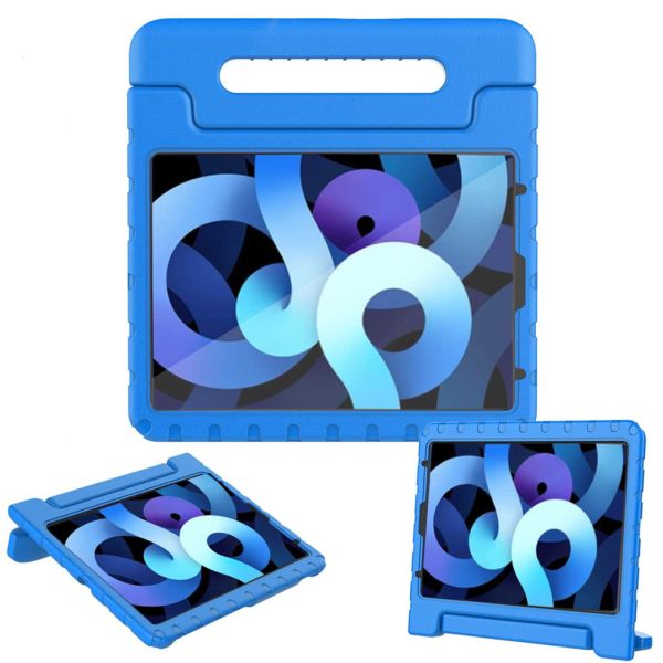Kidsproof Backcover met handvat iPad Air (2020) - Blauw - Blauw / Blue