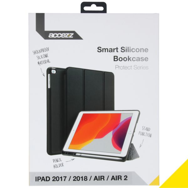 Smart Silicone Klapphülle für das iPad (2018) / (2017) / Air (2013) / Air 2 - Roségold