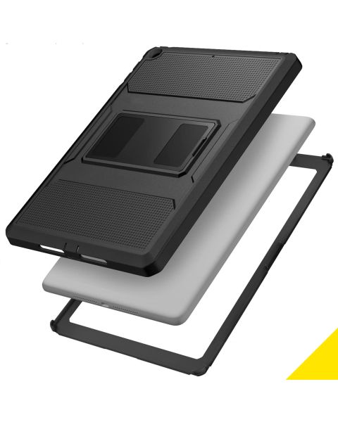 Accezz Rugged Back Case iPad (2018) / (2017) - Zwart / Schwarz / Black