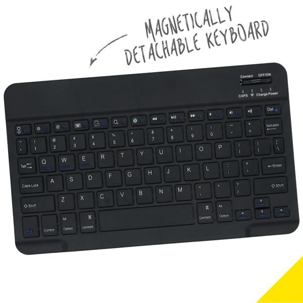 Accezz QWERTY Bluetooth Keyboard Bookcase iPad (2018)/(2017)/Air(2)