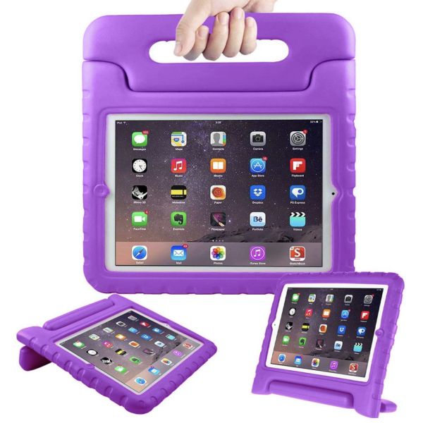 Kidsproof Backcover met handvat iPad 2 / 3 / 4 - Paars - Paars / Purple