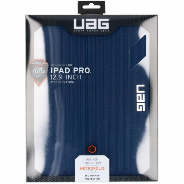 Metropolis Bookcase iPad Pro 12.9 (2018) - Blauw / Blue