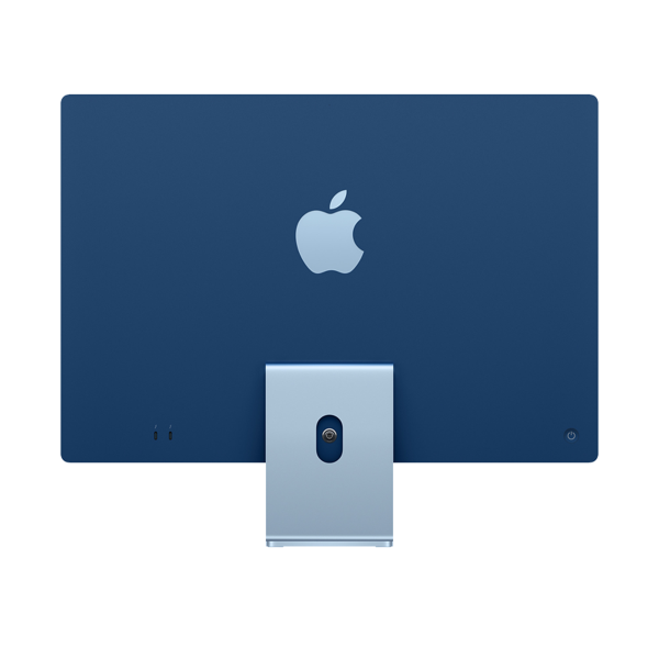 Refurbished iMac 24 Zoll | Apple M1 8-Core | 256 GB SSD | 8 GB RAM | 2 Anschlusse | 8-Core GPU | Blau (Retina, 2021)