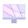 Refurbished iMac 24 Zoll | Apple M1 8-Core | 256 GB SSD | 8 GB RAM | 4 Anschlüsse | 8-Core GPU |  Lila (Retina, 2021)