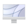 Refurbished iMac 24 Zoll | Apple M1 8-Core | 256 GB SSD | 16 GB RAM | 4 Anschlüsse | 8-Core GPU | Silber (Retina, 2021)