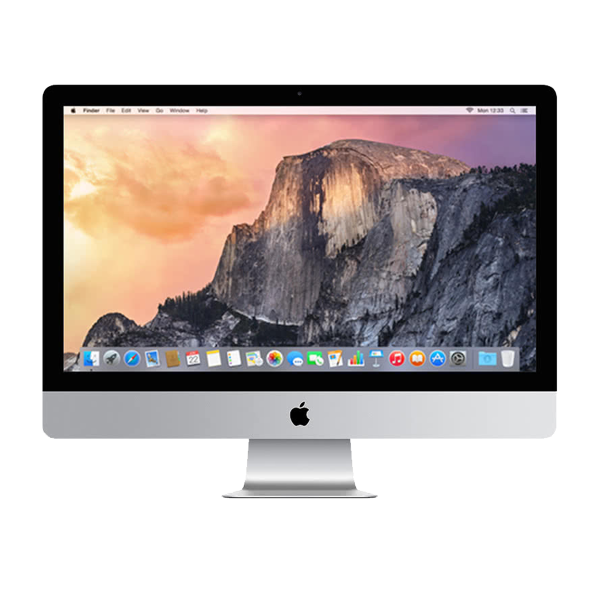 Refurbished iMac 27 Zoll | Core i5 3.5 GHz | 256 GB SSD | 16 GB RAM | Silber (5K, Retina, Ende 2014)